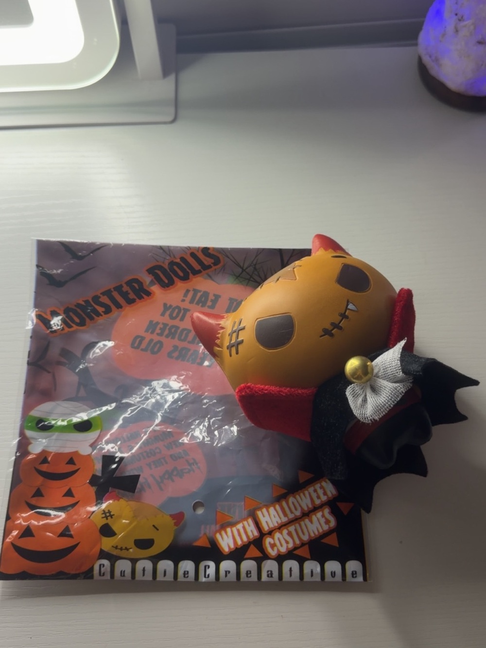 Authentic Cutie Creative Monster Dolls Vampire Cat Squishy | Rare Licensed!
